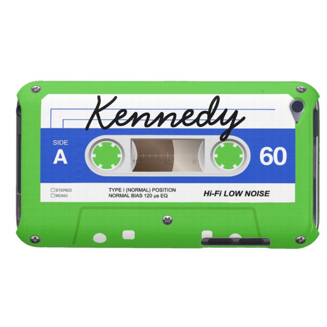 Coque iPod Touch Case-Mate Enregistreur à cassettes (Dos Horizontal)