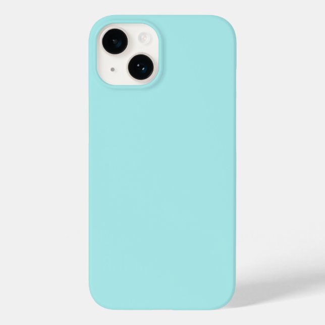 Coque léger Turquoise iPhone 14 (Verso)