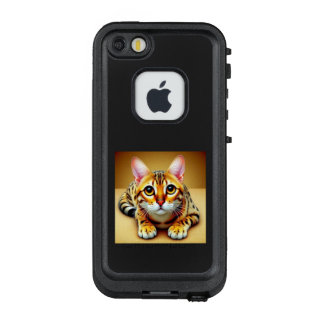 COQUE LifeProof FRÄ’ POUR iPhone SE/5/5s  お控えなすって！あっしは猫のベンガルです
