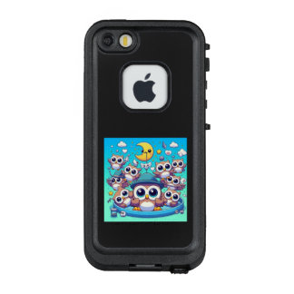 COQUE LifeProof FRÄ’ POUR iPhone SE/5/5s  フクロウくんたちのナイトパーティー