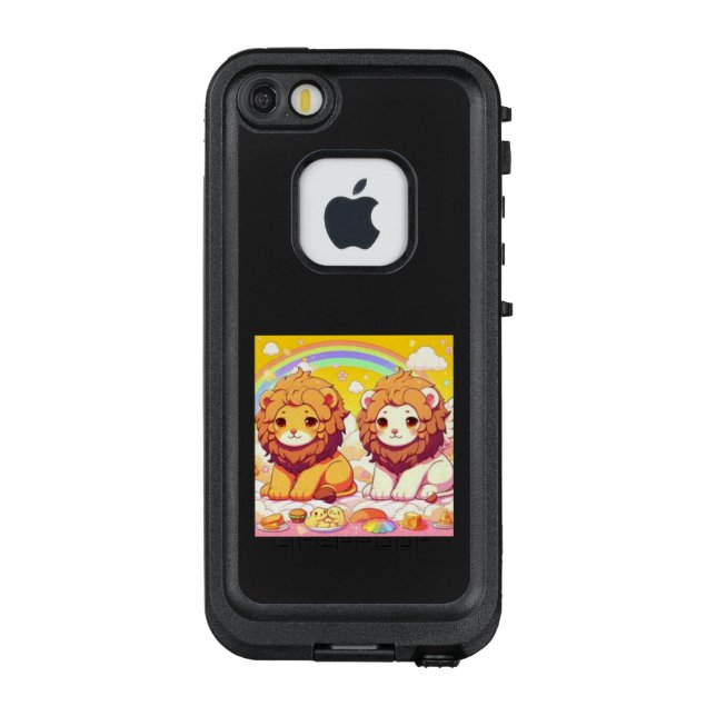 COQUE LifeProof POUR iPhone 双子のライオンくん (Dos)