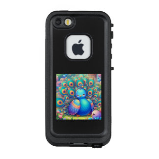 COQUE LifeProof FRÄ’ POUR iPhone SE/5/5s  黄色いリボンのペンギンちゃん