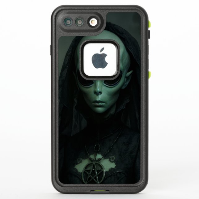 Coque LifeProof Pour iPhone Alien prêtresse gothique de la Lune (Dos)