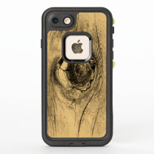 Ancien noeud d'arbre séché