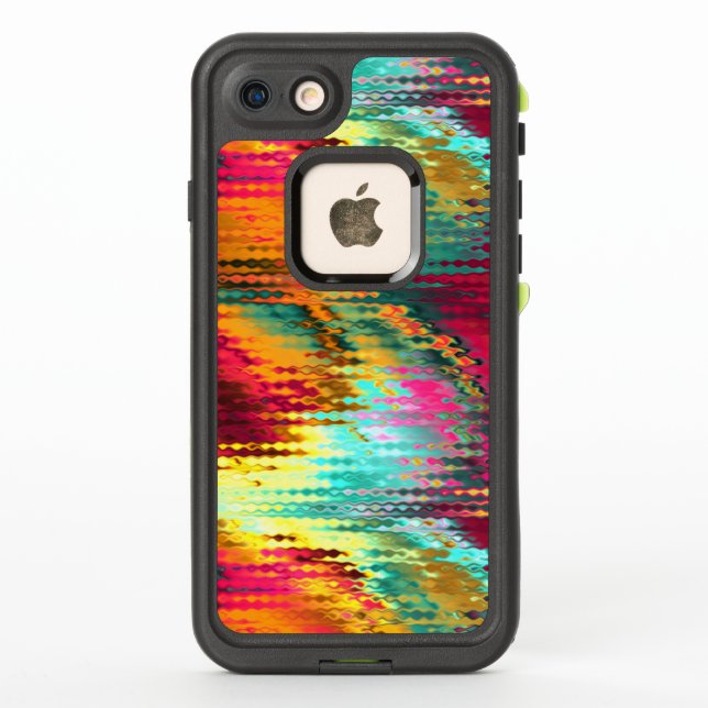 Coque LifeProof Pour iPhone Arc-arc Abstrait liquide (Dos)