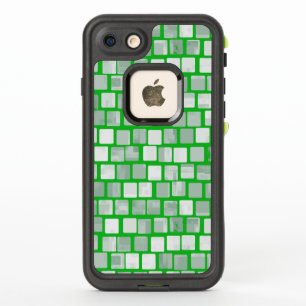 Briques d'ivoire avec Motif de ligne verte irlanda