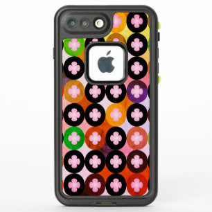 Cercles multicolores cool et Cloches roses