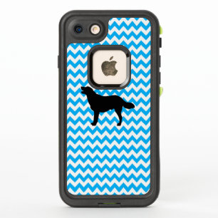 Chevron Bébé Bleu Avec Silhouette Dorée