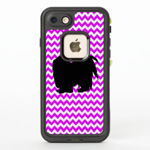 Chevron Parfaitement Rose Avec Shih Tzu