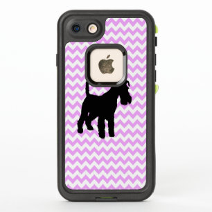 Chevron Rose Avec Schnauzer