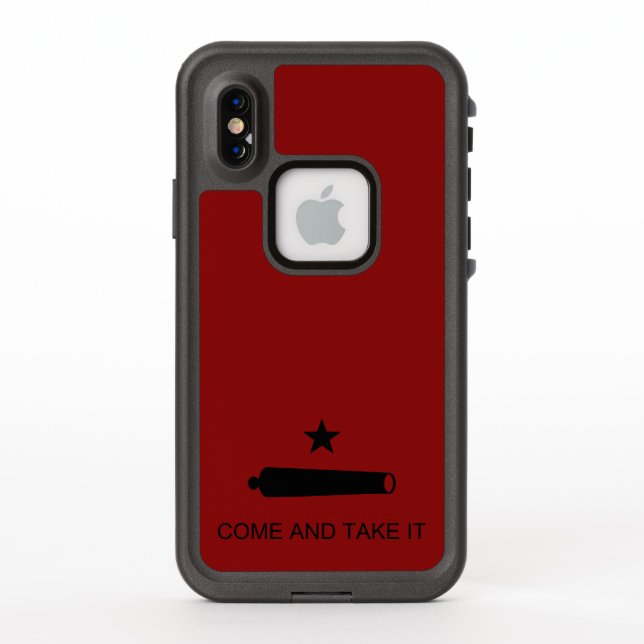 Coque LifeProof Pour iPhone Come & Take It ! Flag de Texas State (Dos)