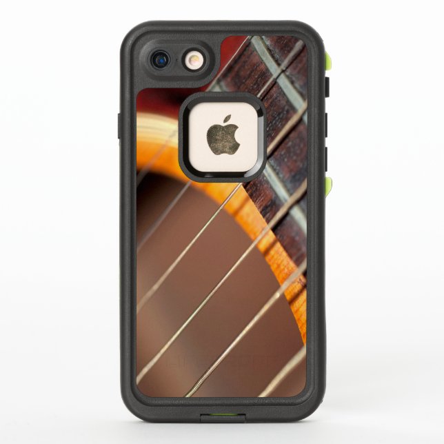 Coque LifeProof Pour iPhone Cordes de guitare acoustique (Dos)