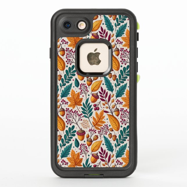 Coque LifeProof Pour iPhone Cozy Autumn Phone Case (Dos)