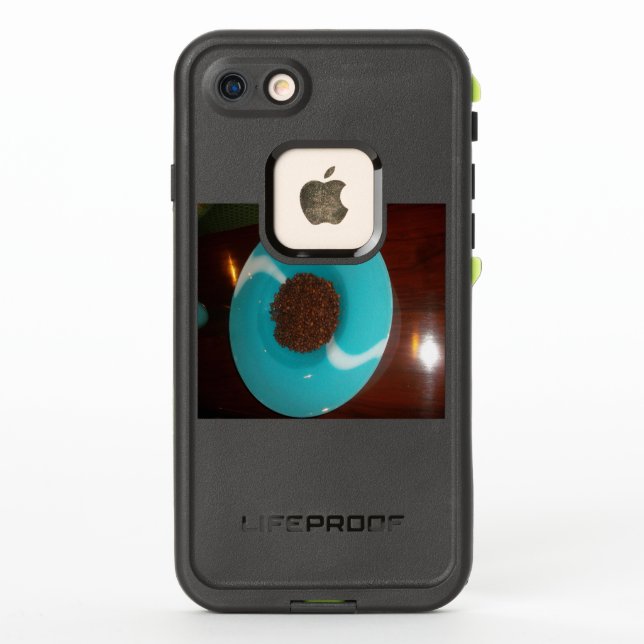 Coque LifeProof Pour iPhone Créez votre propre jolie AQUA BLUE (Dos)