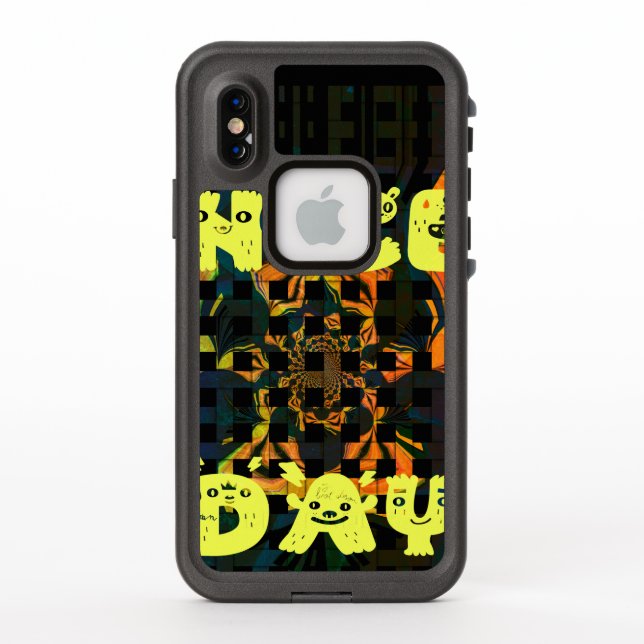 Coque LifeProof Pour iPhone Créez Votre Propre Preuve D'Eau Amusante (Dos)