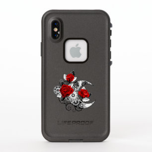 Croissant mécanique avec roses rouges