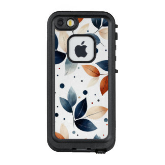 Coque LifeProof FRÄ’ Pour iPhone SE/5/5s Design floral feuille