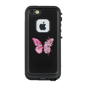 Coque LifeProof FRÄ’ Pour iPhone SE/5/5s Flower Butterfly