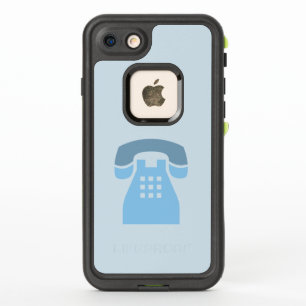Iconic Blue Retro Phone sur n'importe quelle coule