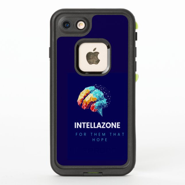 Coque LifeProof Pour iPhone Intellazone Black Smartphone Case (Dos)