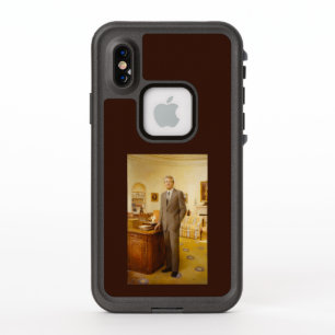 James Earl Carter peint le portrait du président a