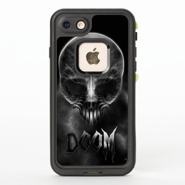 Coque LifeProof Pour iPhone Je Suis Un Crâne Fractal De Doom (Dos)