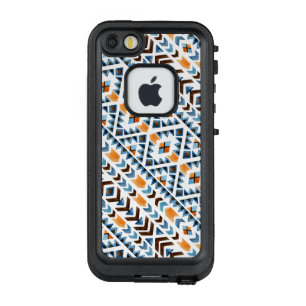 Coque LifeProof FRÄ’ Pour iPhone SE/5/5s Joli motif aztèque à l'aquarelle