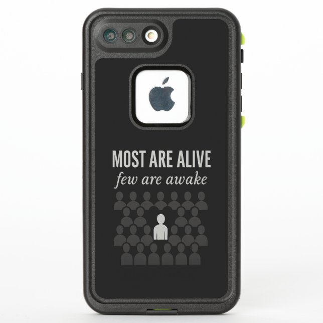 Coque LifeProof Pour iPhone La Plupart Sont Vivants. Peu Sont Réveillés - Prov (Dos)