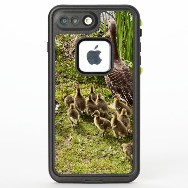 Coque LifeProof Pour iPhone La vie de canard. (Dos)