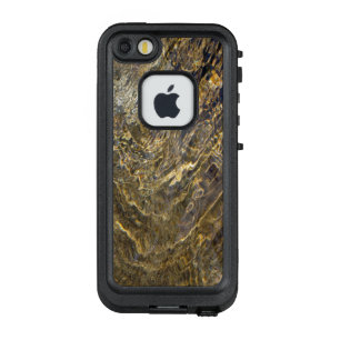 Coque LifeProof FRÄ’ Pour iPhone SE/5/5s L'eau d'or abstraite 2 de fontaine