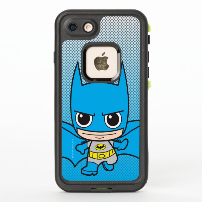 Coque LifeProof Pour iPhone Mini Batman en cours d'exécution (Dos)