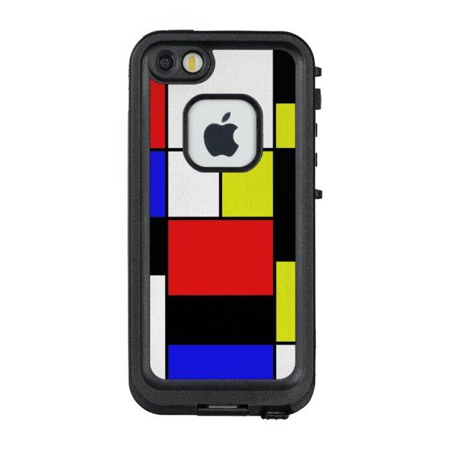 Coque LifeProof Pour iPhone Mondrian #21 (Dos)