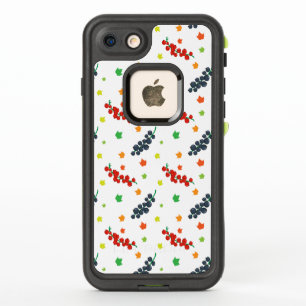 Motif de baies, framboise, myrtille, fruit