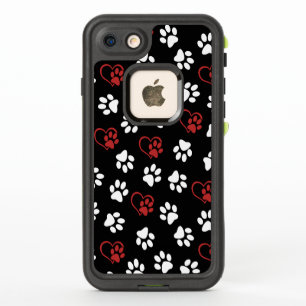 Motif de pattes, Pattes blanches, Pattes rouges, C