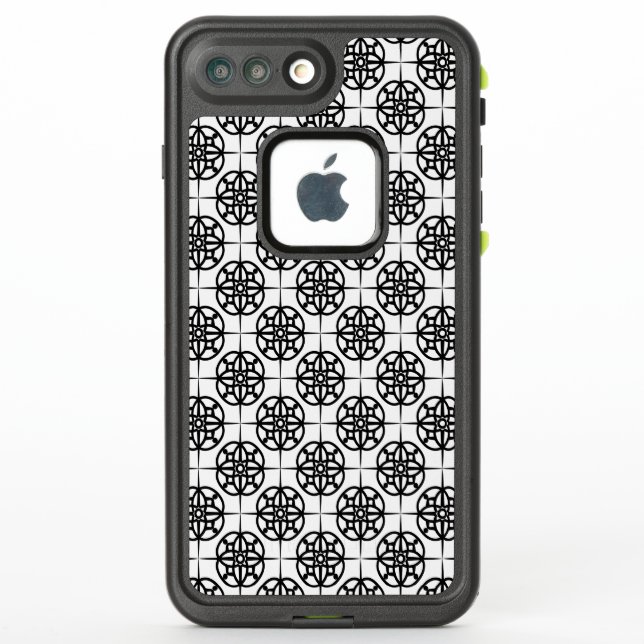 Coque LifeProof Pour iPhone Motif géométrique Vibe rétro classique (Dos)