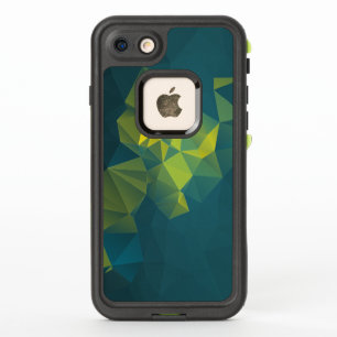 Motif Pyramide Abstrait bleu jaune