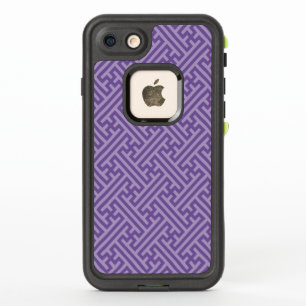 Motif Sayagata, Japonais, Violet et Rose
