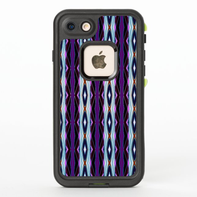 Coque LifeProof Pour iPhone Motif violet unique (Dos)