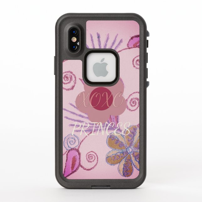 Coque LifeProof Pour iPhone My Little Princess : Baby Pink Vector Inspirationa (Dos)