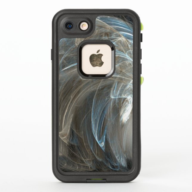 Coque LifeProof Pour iPhone Plumes d'ange Abstraites (Dos)