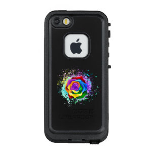 Coque LifeProof FRÄ’ Pour iPhone SE/5/5s Rose arc-en-ciel coloré