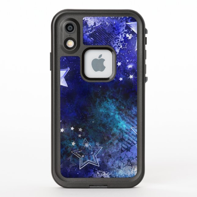 Coque LifeProof Pour iPhone Space Background with Stars (Dos)