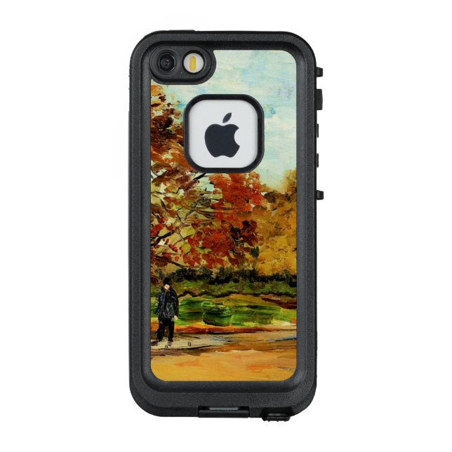 Coque LifeProof Pour iPhone Van Gogh - Vue d'un parc à Paris (Dos)