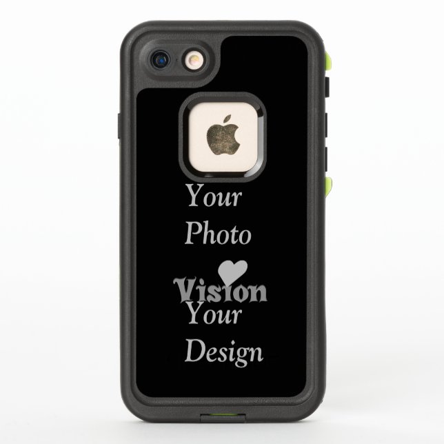 Coque LifeProof Pour iPhone Vision ton design ! CREEZ VOS PROPRES CARTES (Dos)
