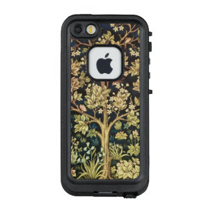Coque LifeProof FRÄ’ Pour iPhone SE/5/5s William Morris Arbre De Vie Vintage Pré-Raphaélite