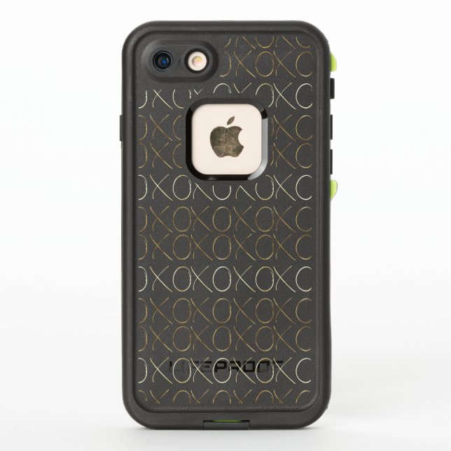 Coque LifeProof Pour iPhone XOXO Or (Dos)