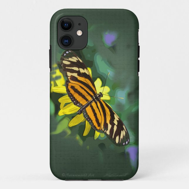 Coque long papillon iPhone5 (Dos)