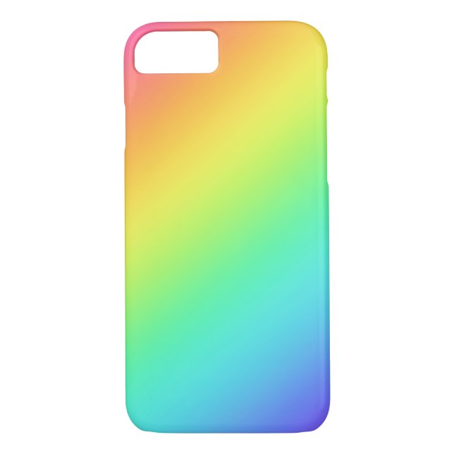 Coque lumineux Rainbow Gradient IPhone 8/7 (Dos)