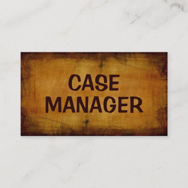 Coque Manager Carte de visite antique (Devant)