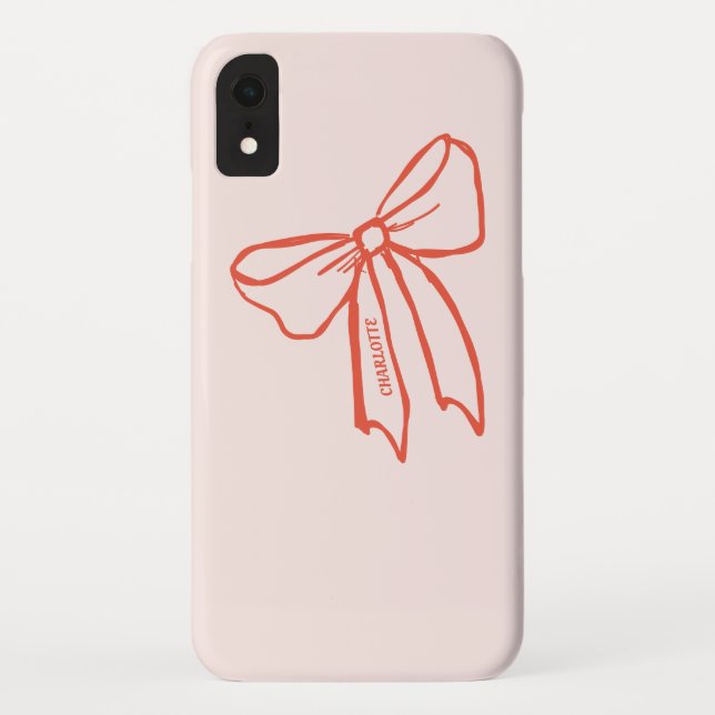 Coque-Mate Coque iPhone XR rose main (Dos)